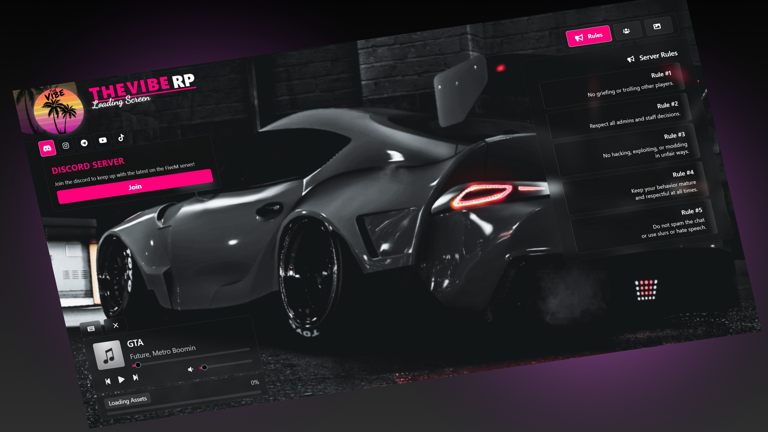 Fivem Rp Screen Example Farzam Ahmad's Portfolio